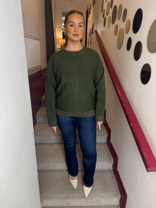 Marley Emerald Green Lurex Jumper
