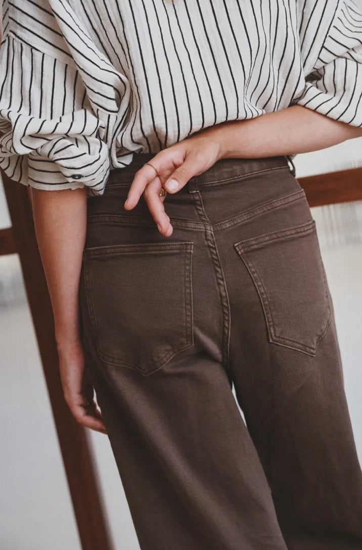 Ana & Lucy Brown Balloon Style Denim Jeans