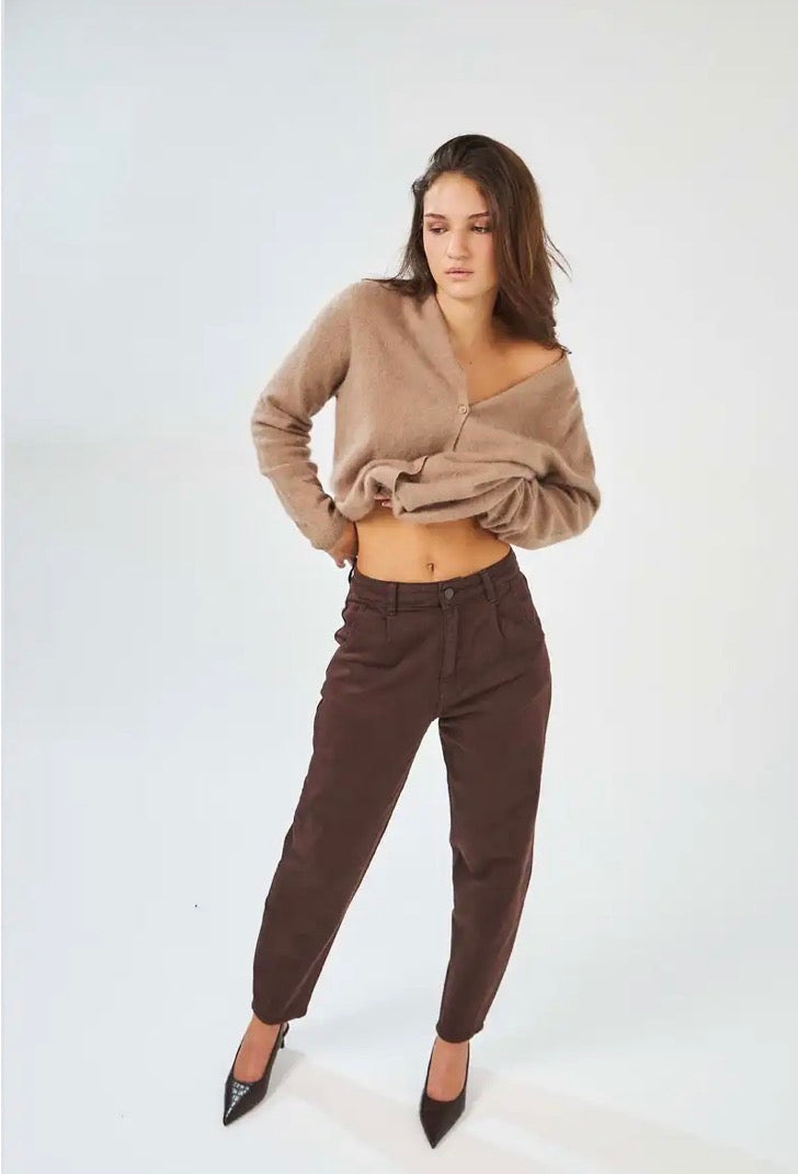Ana & Lucy Brown Balloon Style Denim Jeans