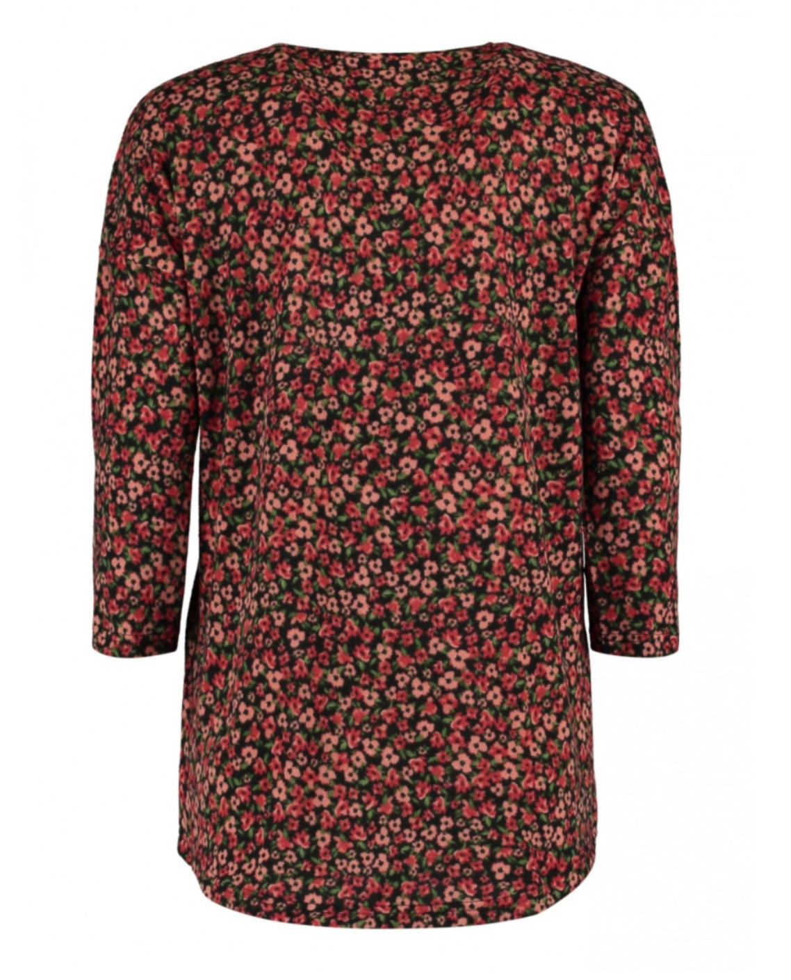 Malia Red Floral  Top