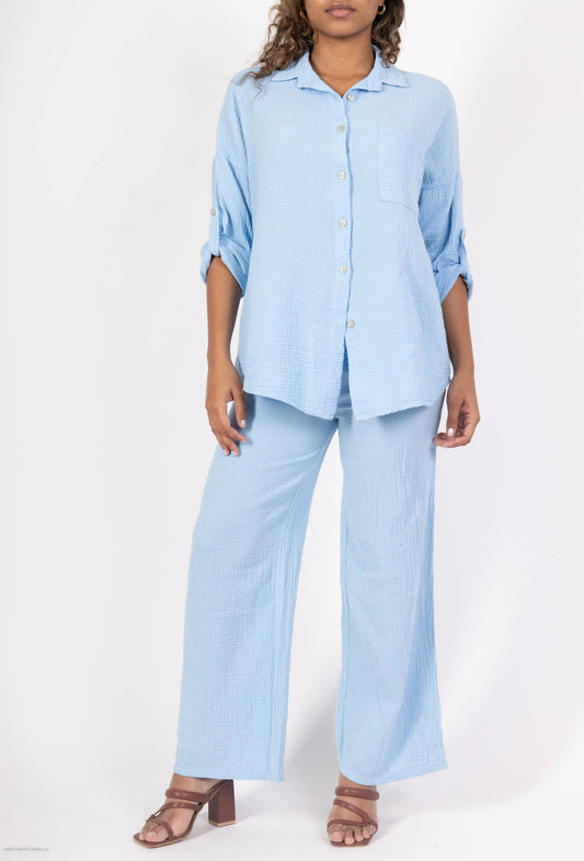 Heidi Baby Blue Co-Ord Set