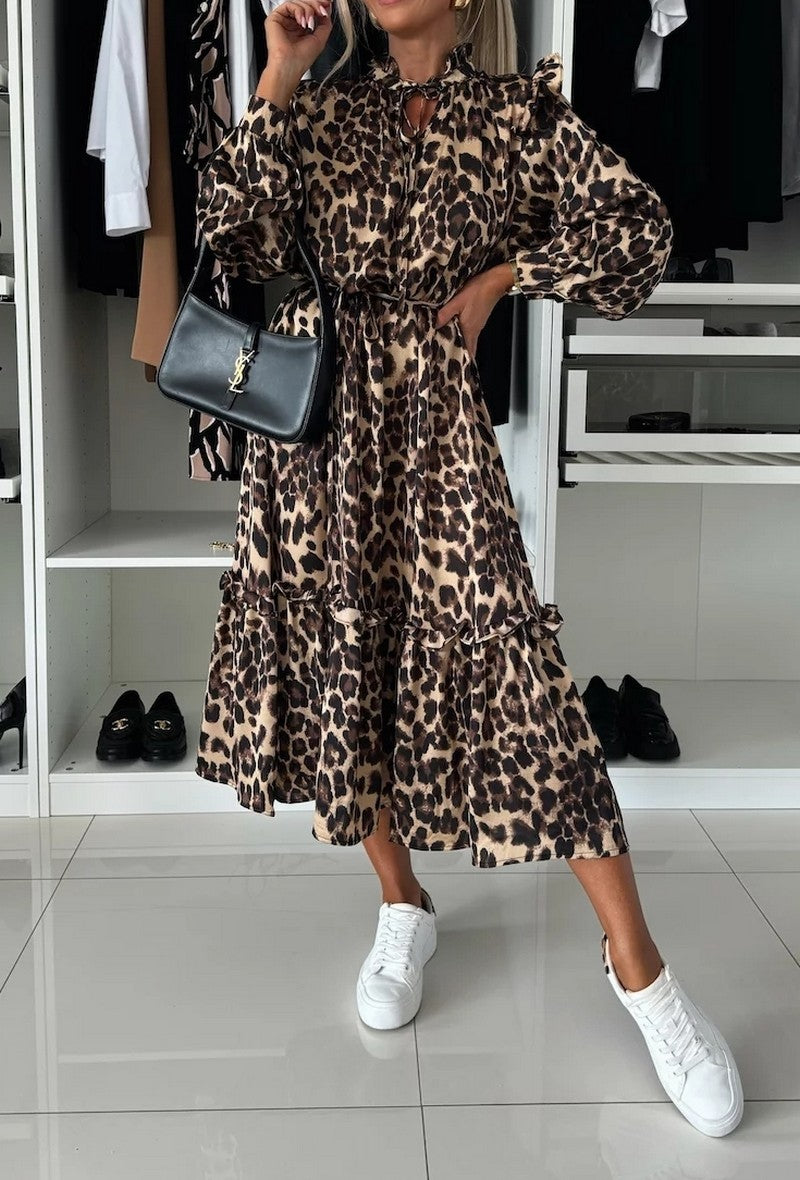 Harriet Leopard Print Dress