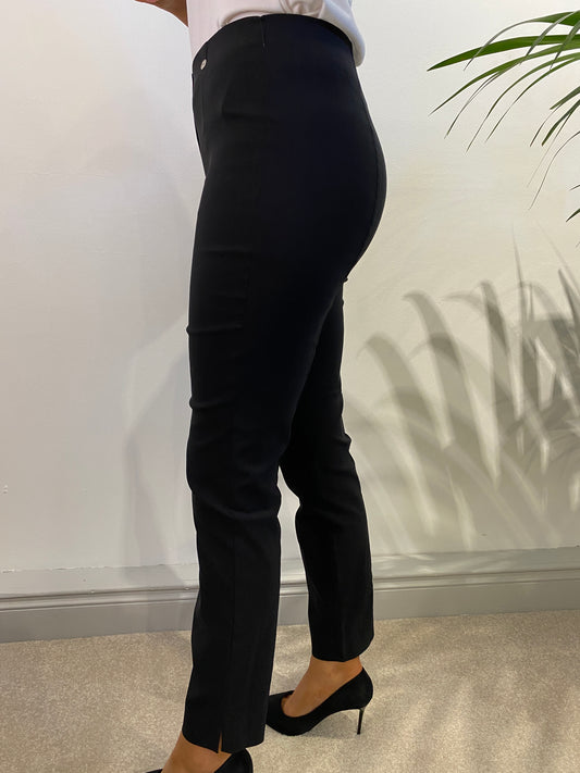 Robell Marie Navy & Black Full Length Trouser
