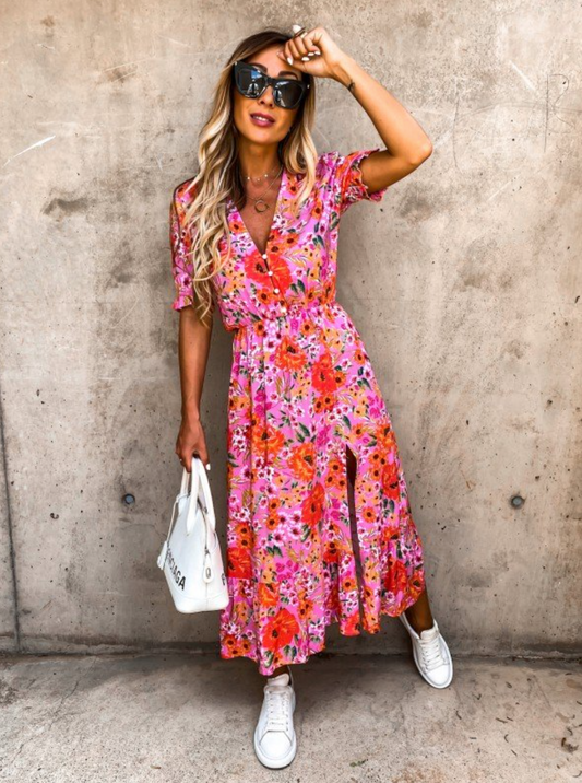 Sienna Pink Floral Dress